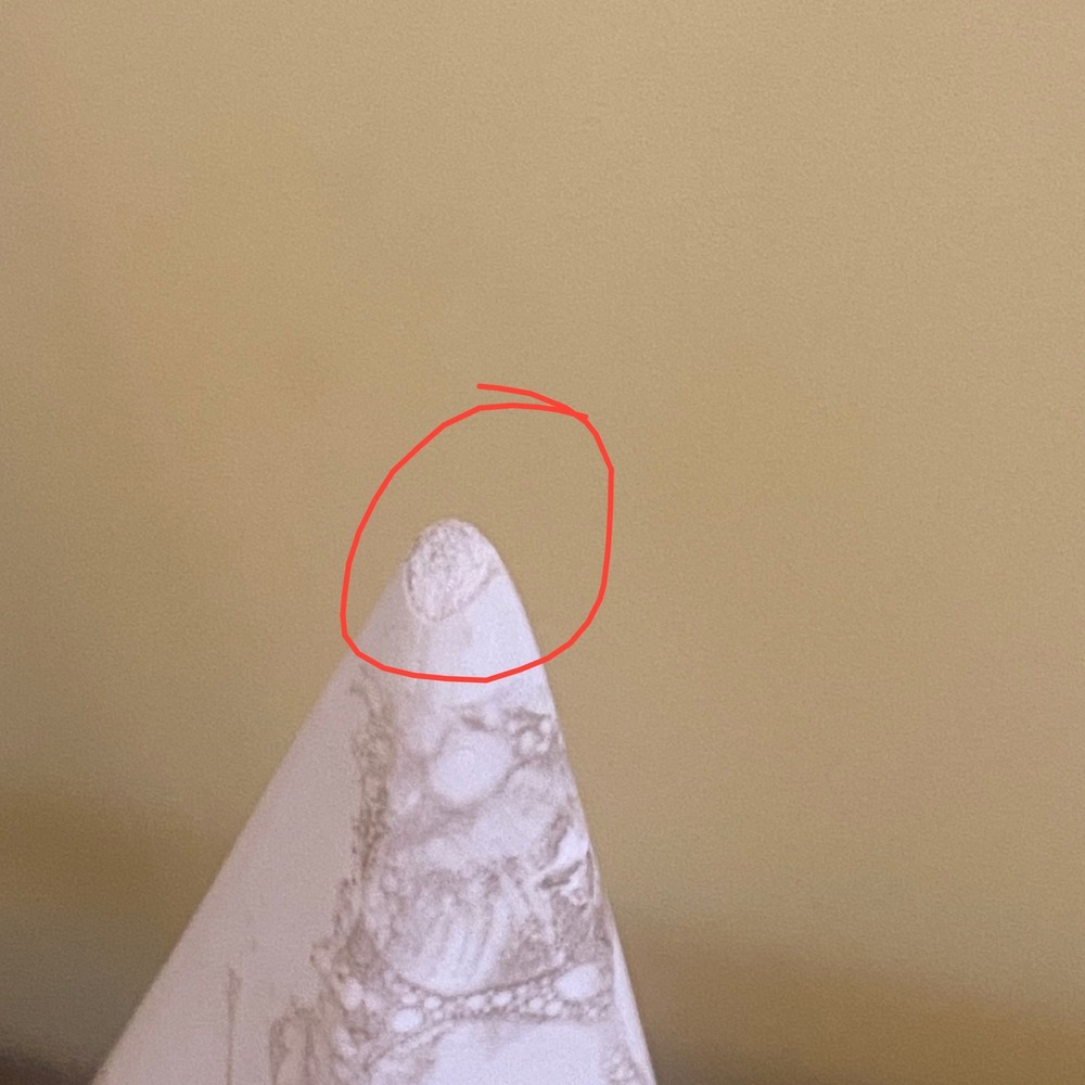 Vintage PartyLite Ceramic Pyramid Lantern Moon Stars Cutout Marble Pattern *chip - Picture 11 of 11